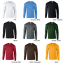 Ultra Soft Adult Long Sleeve T-Shirt with taped crew neck