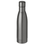 Double walled metal drinks bottle in grey