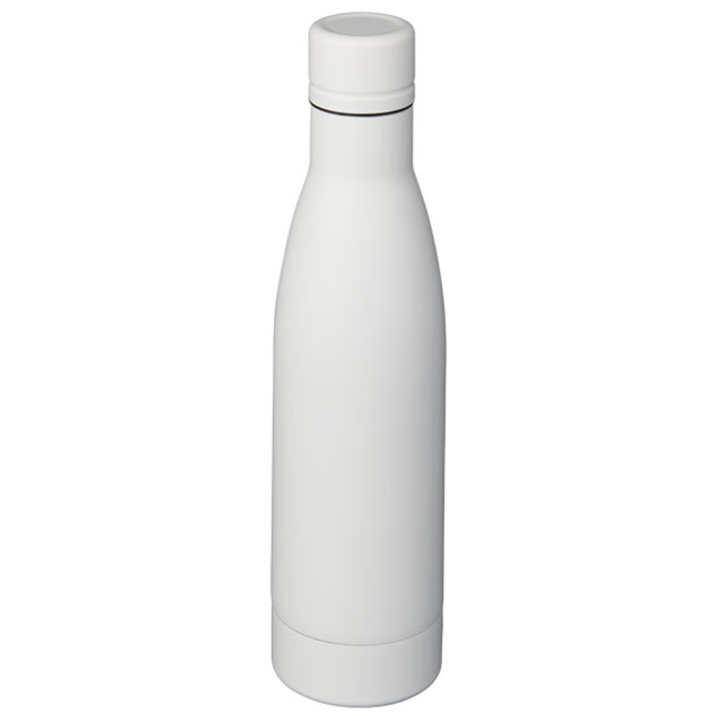 White metal bottle, keeps hot drinks hot and cold drinks cold