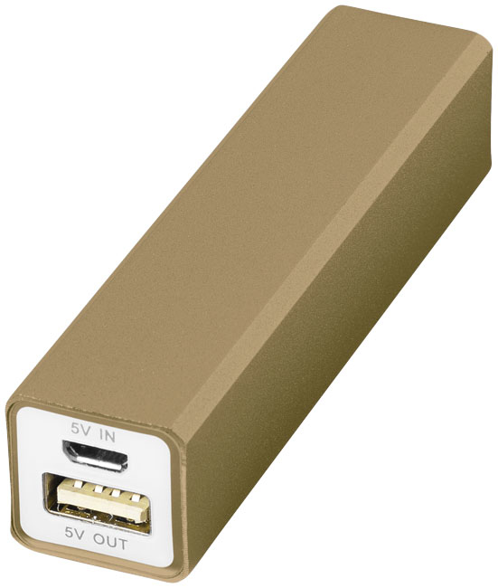 Volt Aluminium Power Bank in gold