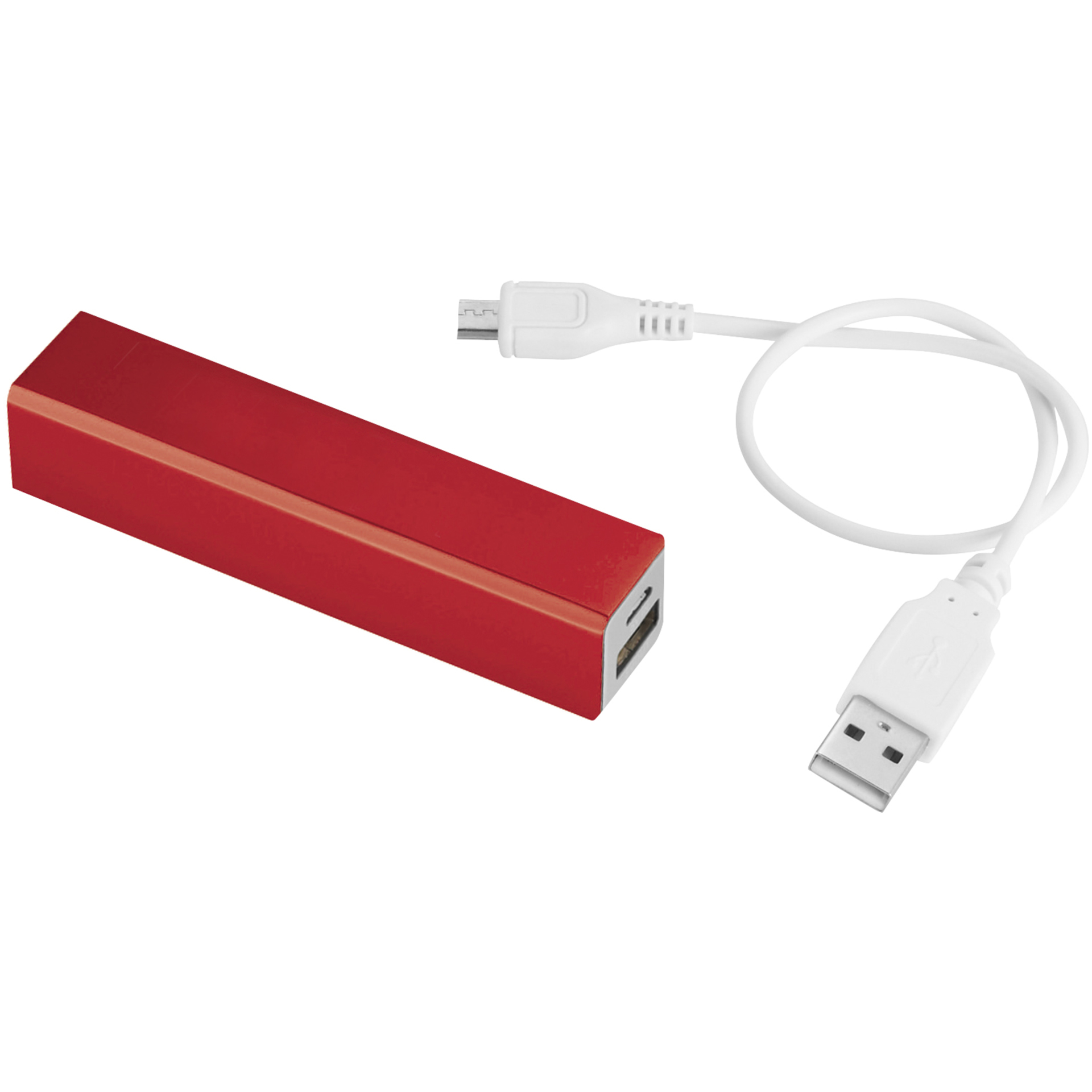 Volt Aluminium Power Bank in red