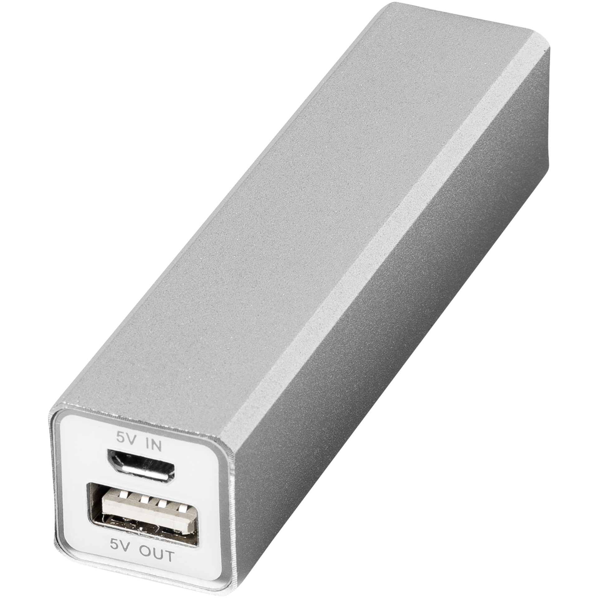 Volt Aluminium Power Bank in silver