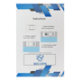 the reverse white webcam cover backing card