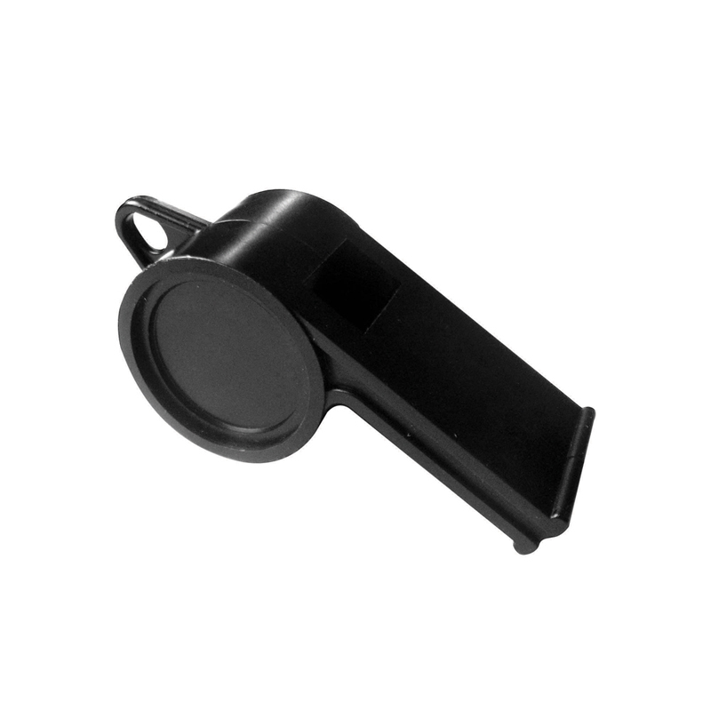 Plastic Whistle in Black