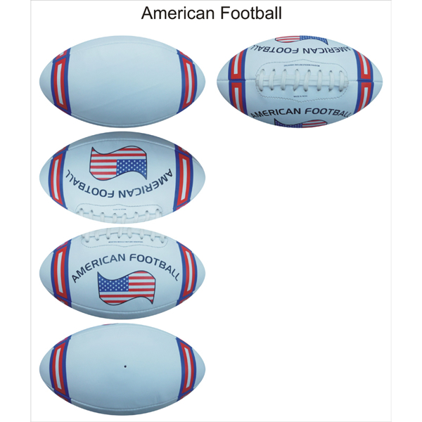 Picture of White Full Size American Football