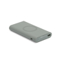 Wireless grey portable power bank