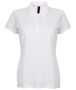 Women's Micro-fine Pique Polo Shirt in white