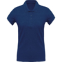 Women's Organic Polo Shirt in blue