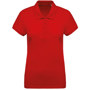 Women's Organic Polo Shirt in red