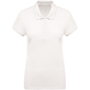 Women's Organic Polo Shirt in cream