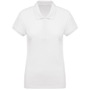 Women's Organic Polo Shirt in white