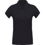 Women's Organic Polo Shirt in black