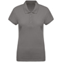 Women's Organic Polo Shirt in grey