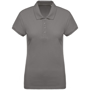 Women's Organic Polo Shirt in grey