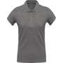 Women's Organic Polo Shirt in dark grey