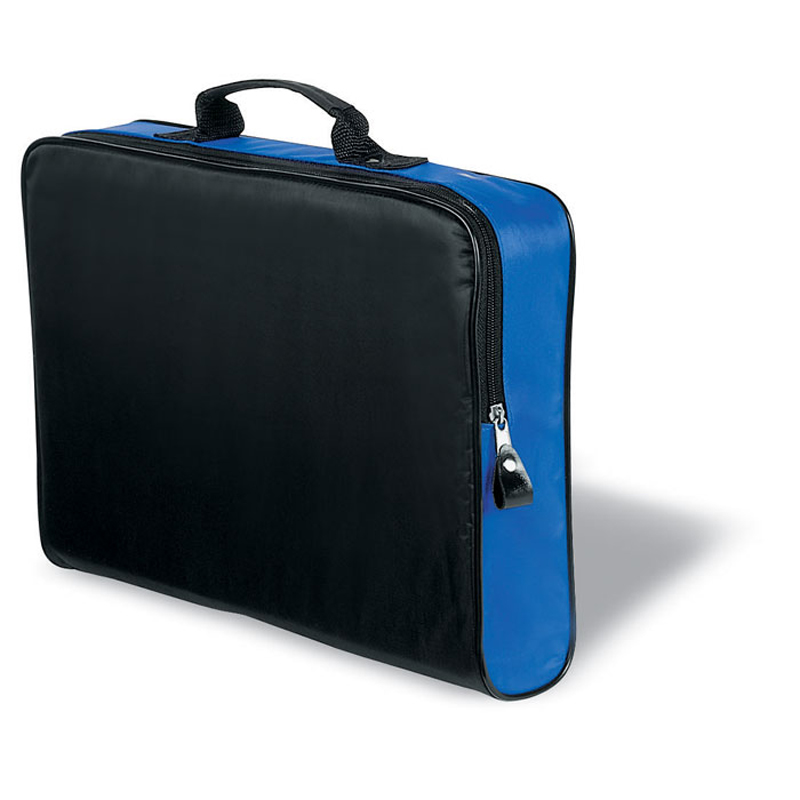 Black and blue conference bag