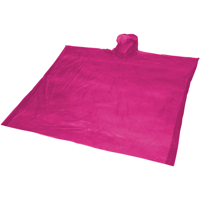 Ziva Disposable Poncho in pink