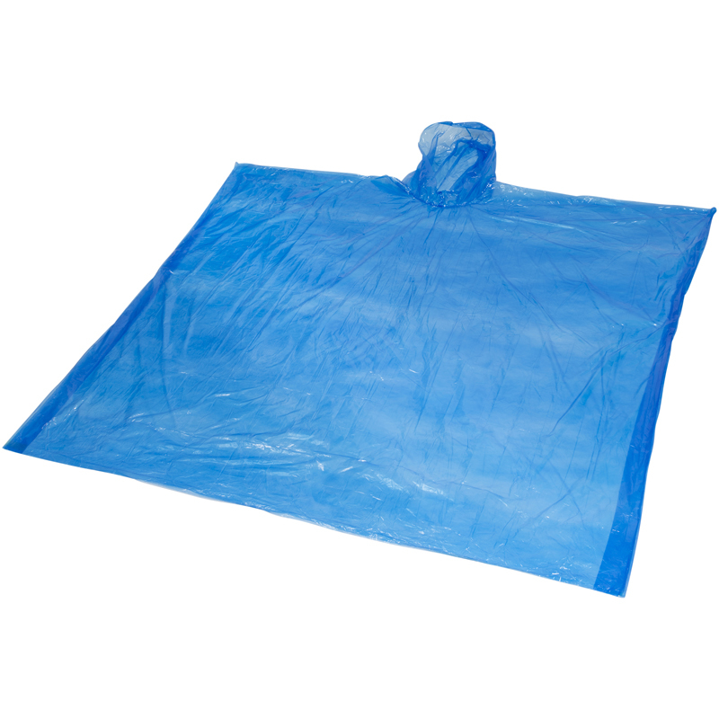 Ziva Disposable Poncho in blue