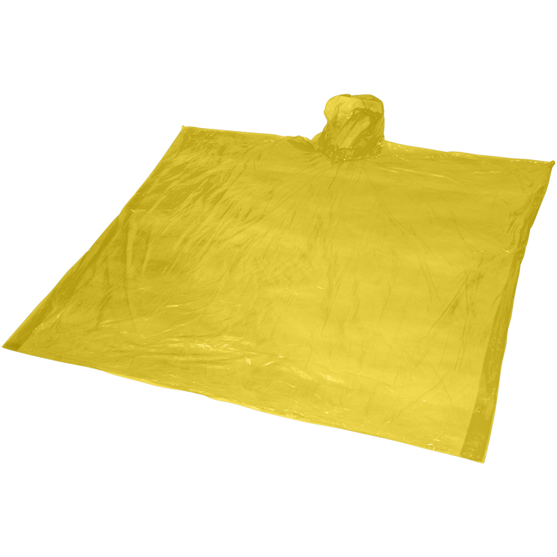 Ziva Disposable Poncho in yellow