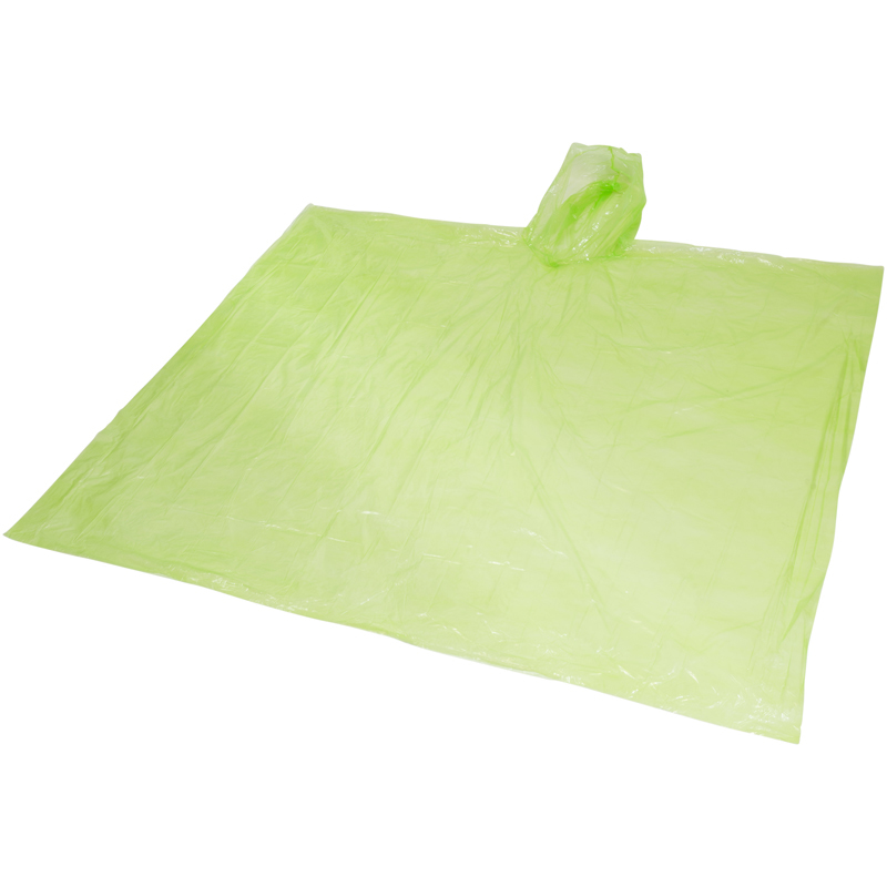 Ziva Disposable Poncho in green