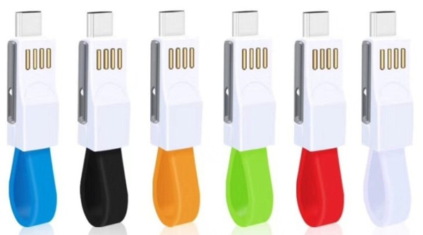 Dual keyring charger - group colours