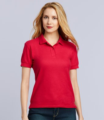 gd42 dryblend polo ladies red