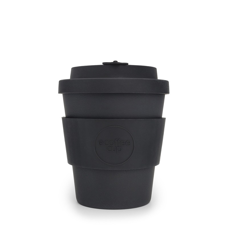 Solid Black 8oz Ecoffee cup