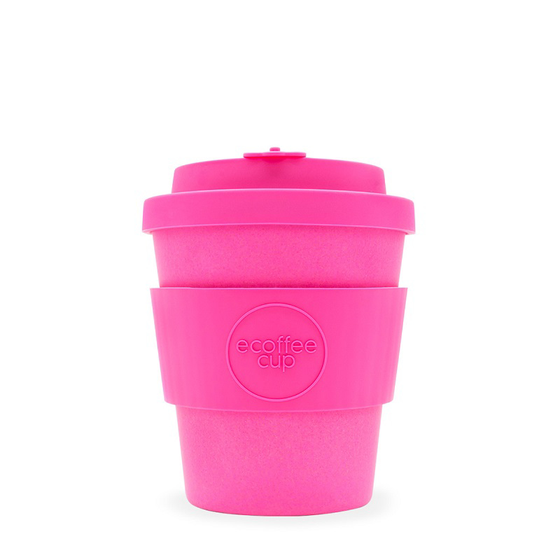 Magenta 8oz reusable ECoffee travel mug