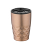 Copper metal 350ml travel tumbler mug for hot and cold drinks