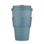 Reusable coffee mug in grey with matching sleeve and lid