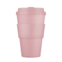 Double walled pink drinks mug with 14oz capacity