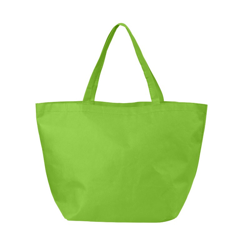 Non-woven shopper bag in green