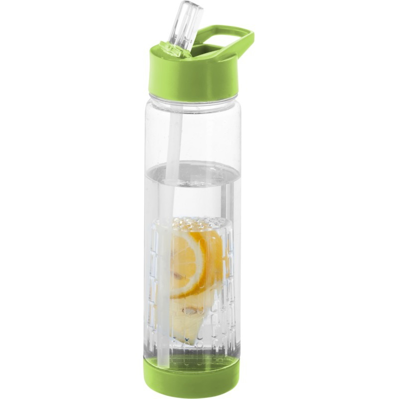 740ml water bottle in clear and green