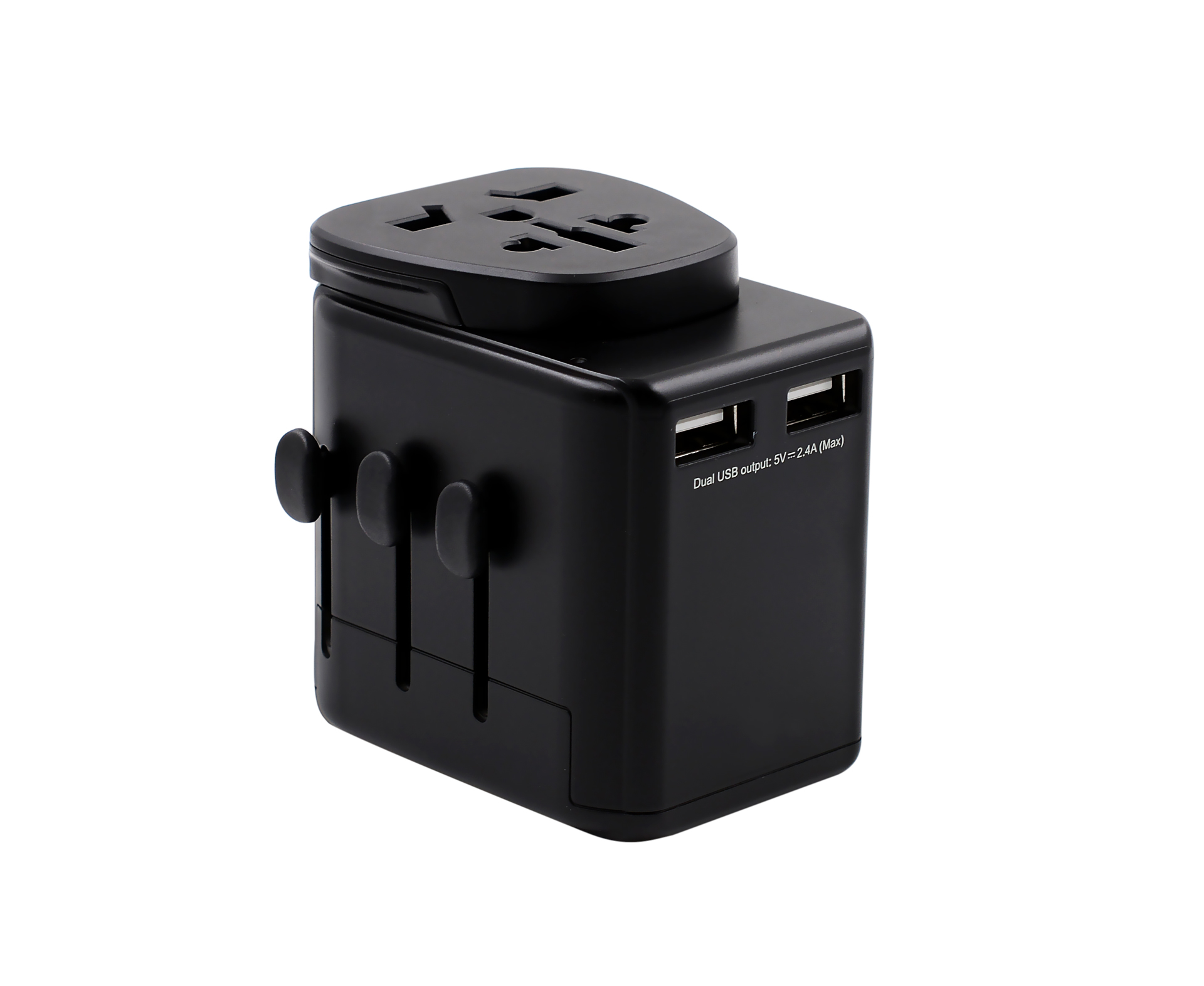 Explorer travel adaptor black