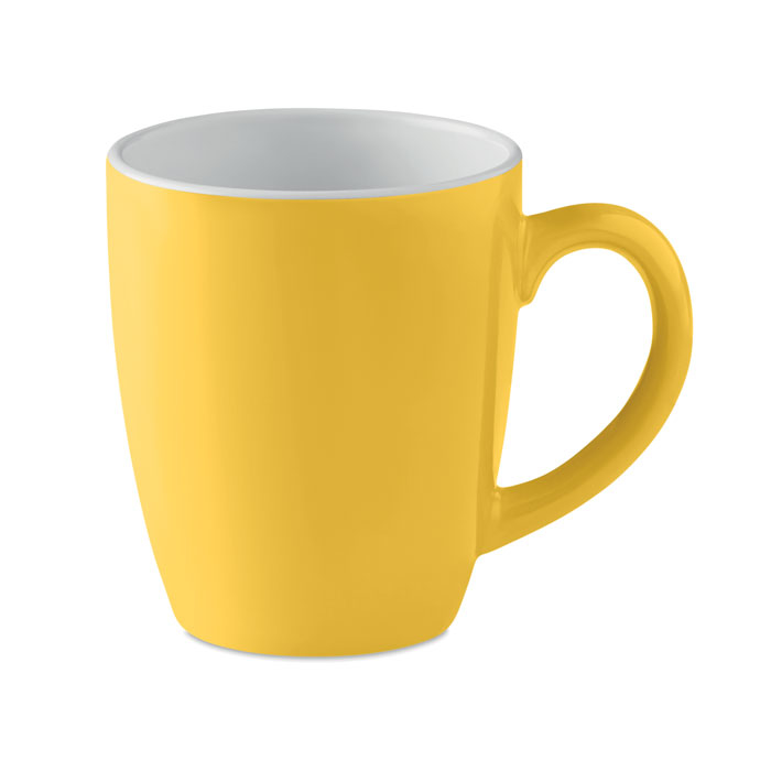 Ceramic mug yellow