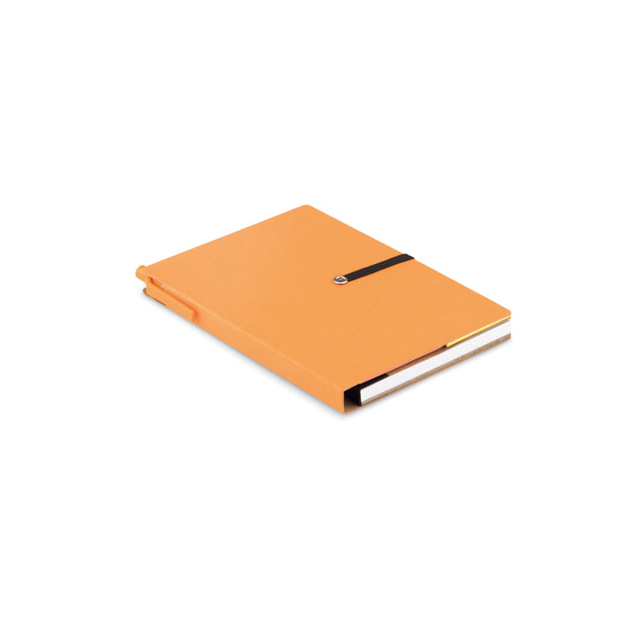Recycled notebook pen orange