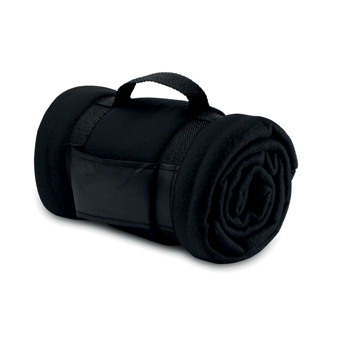 fleece blanket black