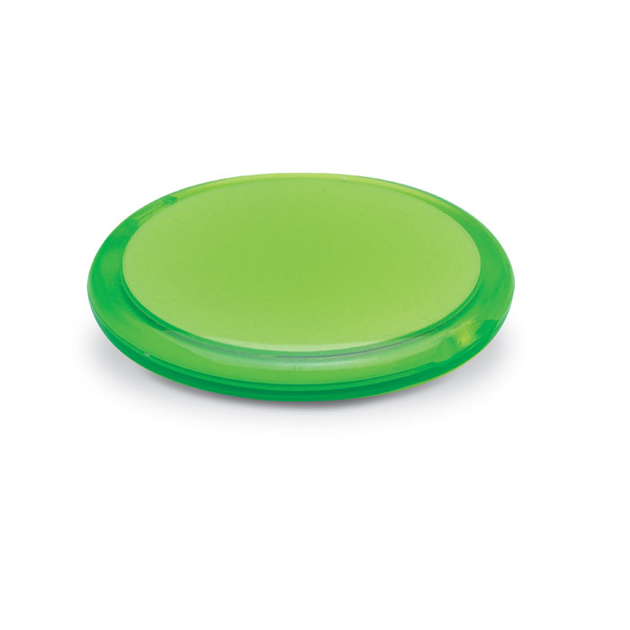 double compact mirror green