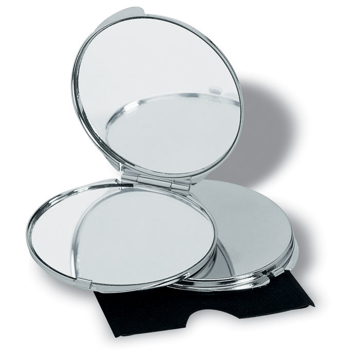 Show details for Chrome compact mirror Picture of Chrome compact mirror