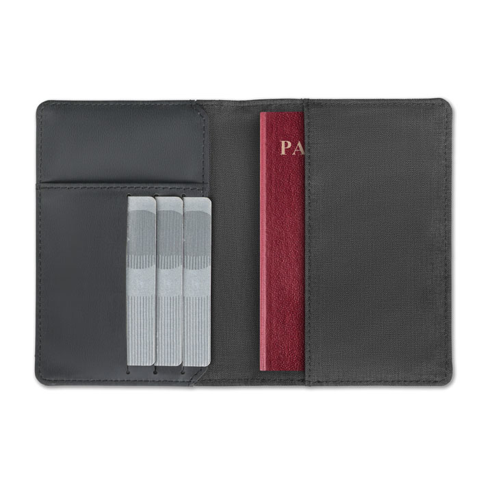 passport rfid holder open