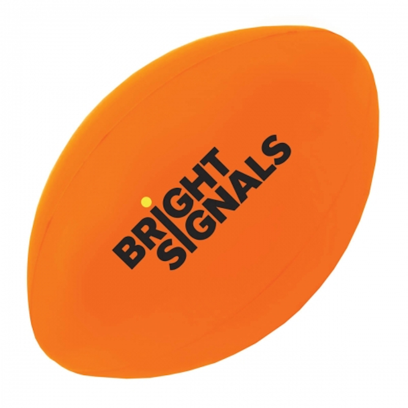 Rugby Ball Shape Stress Item Orange