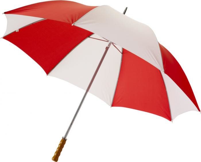 Karl 30" Golf Umbrella in red and white