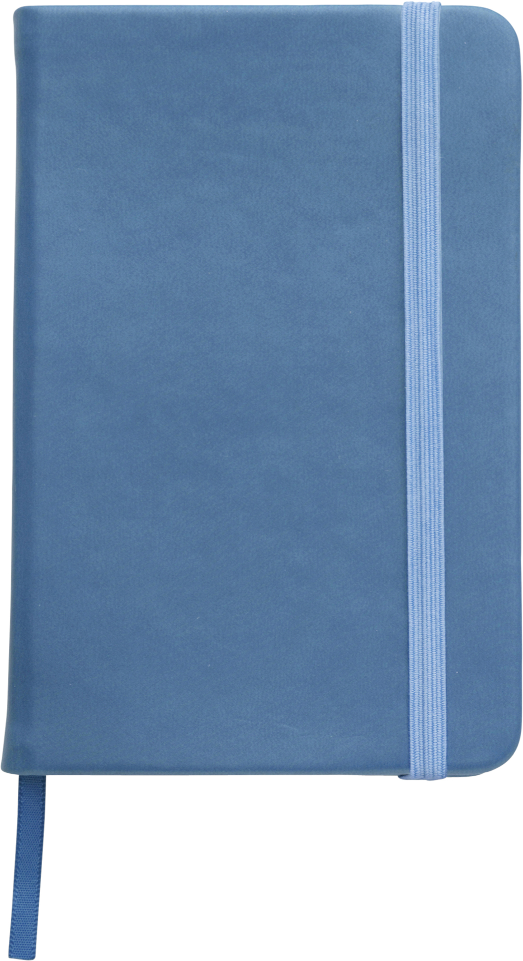 A6 Notebook with soft PU cover in light blue