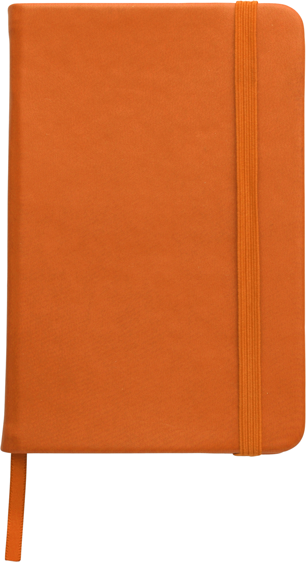 A6 Notebook with soft PU cover in orange