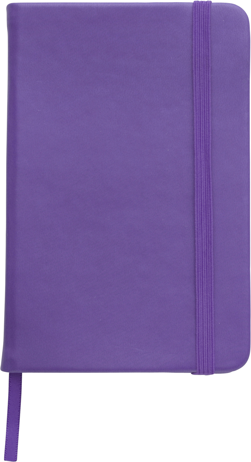 A6 Notebook with soft PU cover in purple
