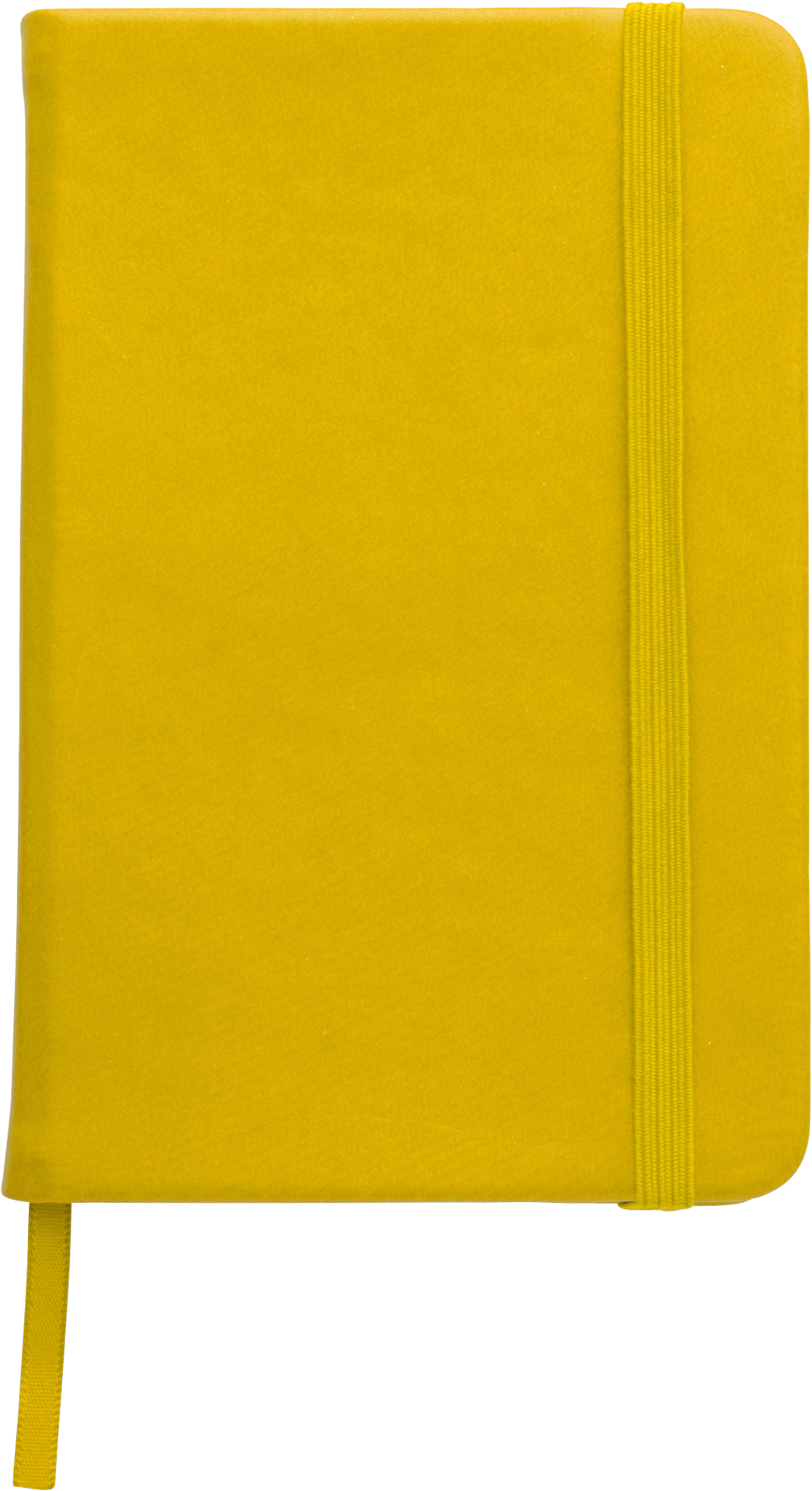 A6 Notebook with soft PU cover in yellow