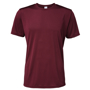 Men's Performance Core T-shirt in burgundy