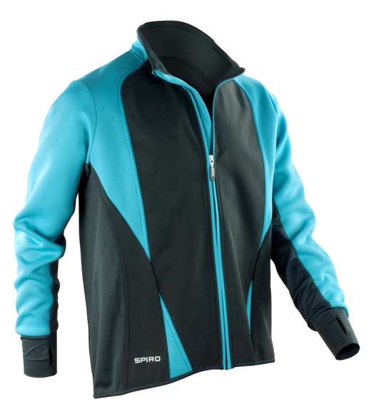 Men's Spiro Freedom Softshell in blue and black