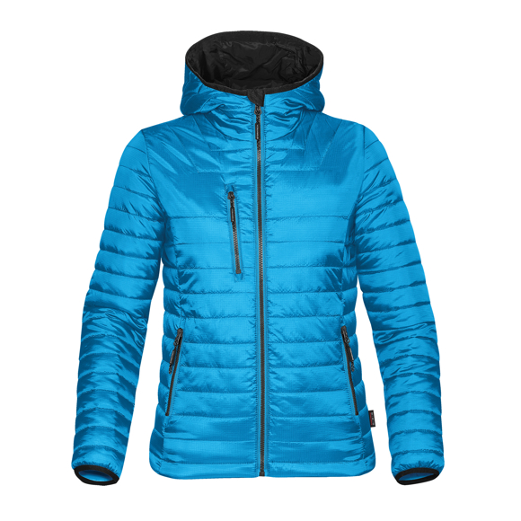 Women's Gravity Thermal Softshell in blue with black details