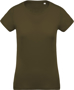 Women's Organic Cotton T-shirt in khaki